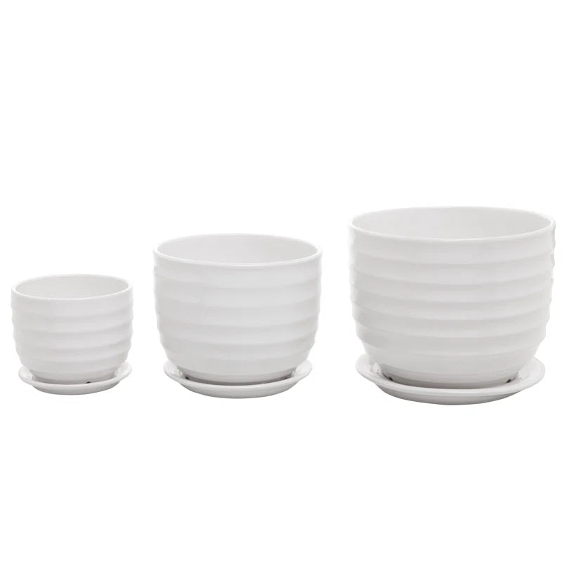 Aniece Ceramic Pot Planter Set of 3