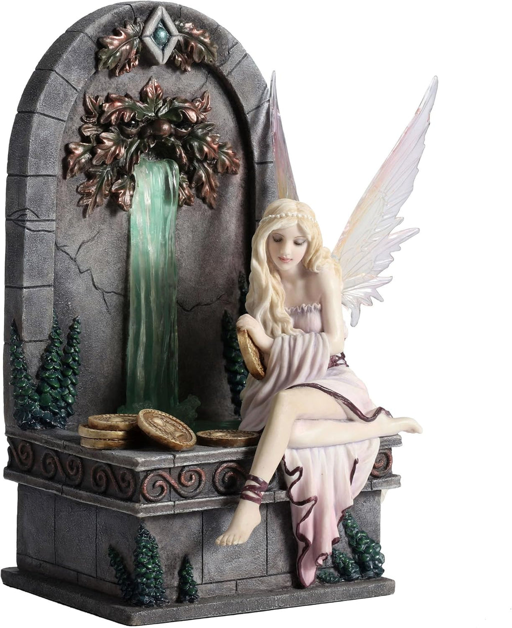Fairy Wishing Well Selina Fenech LED Fountain Sculpture Home Decoration
