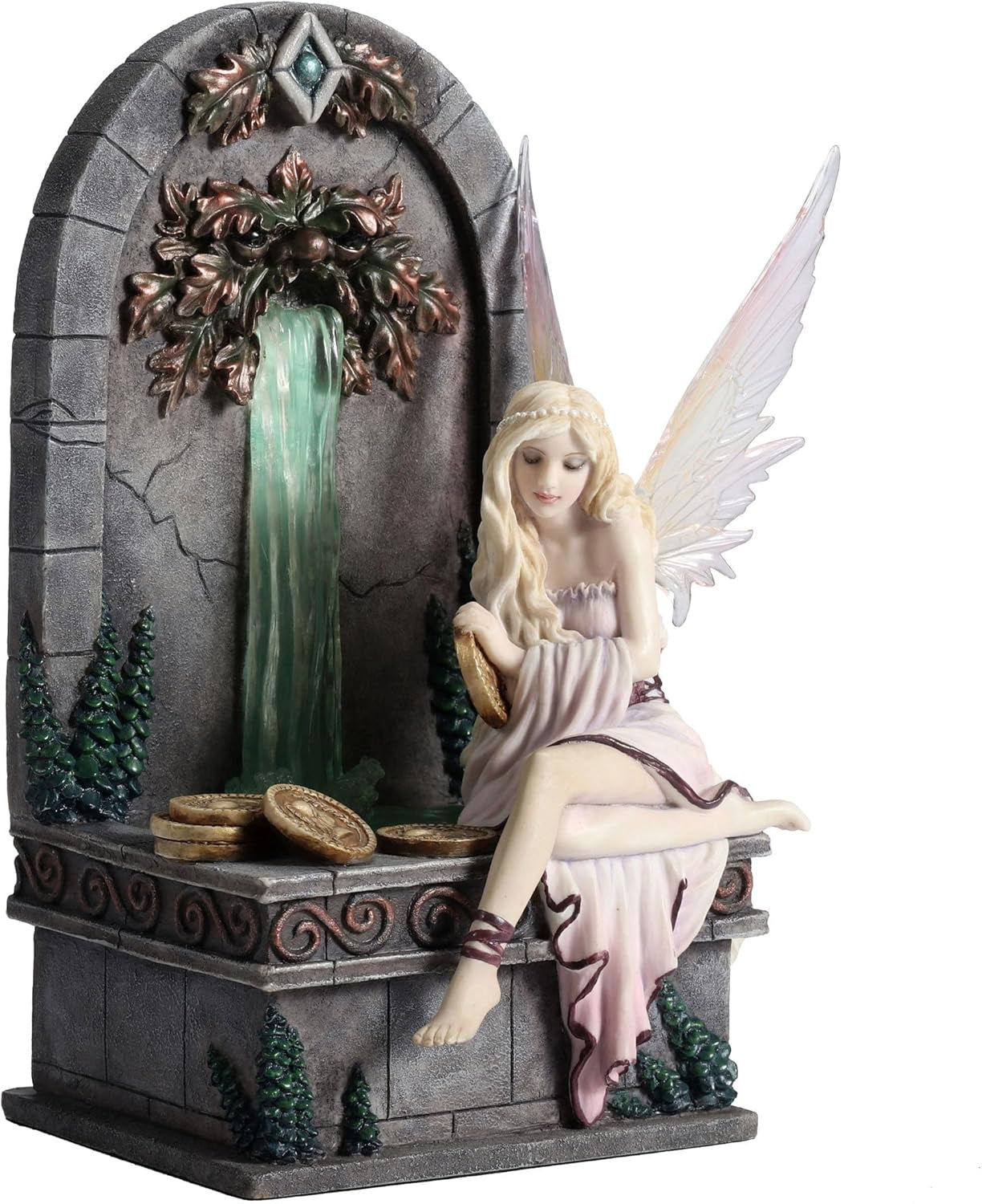 Fairy Wishing Well Selina Fenech LED Fountain Sculpture Home Decoration