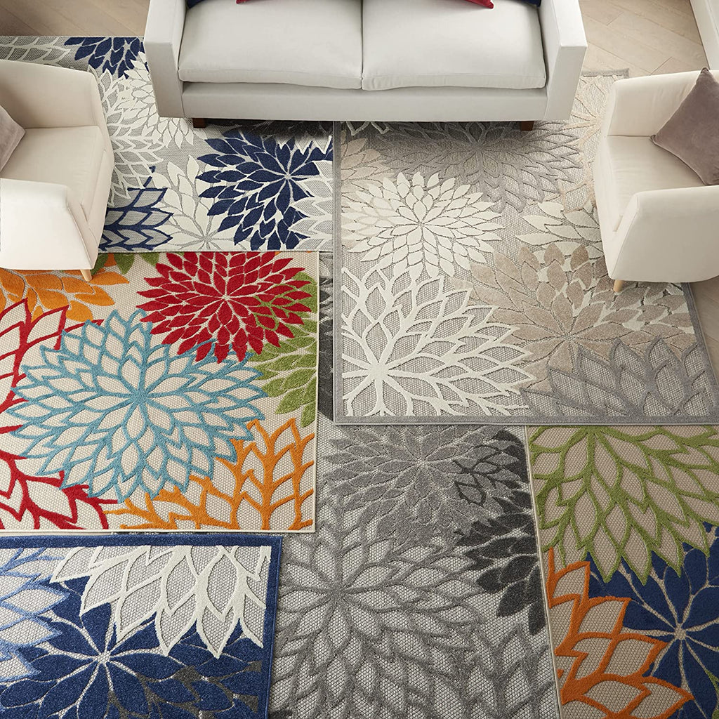 Home Aloha Natural 2'3" X 12' Area Rug - Easy Clean, Non Shedding, Bed Room, Living Room, Dining Room, Kitchen (12' Runner)