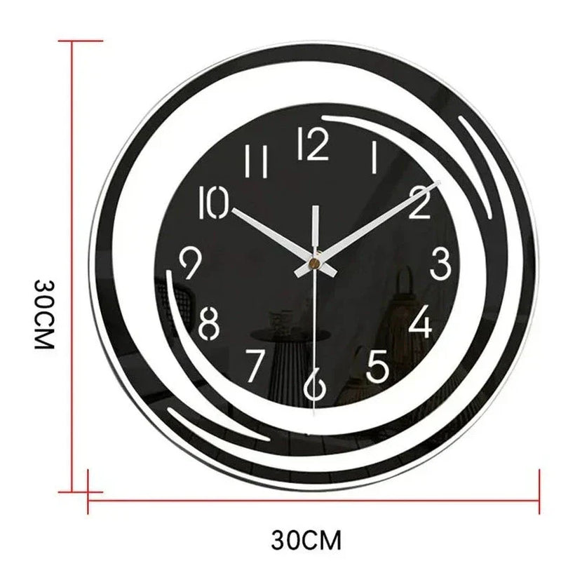 Contemporary Wall Clock for Modern Home Decor – Minimalist Timepiece for Living Room, Office and Bedroom