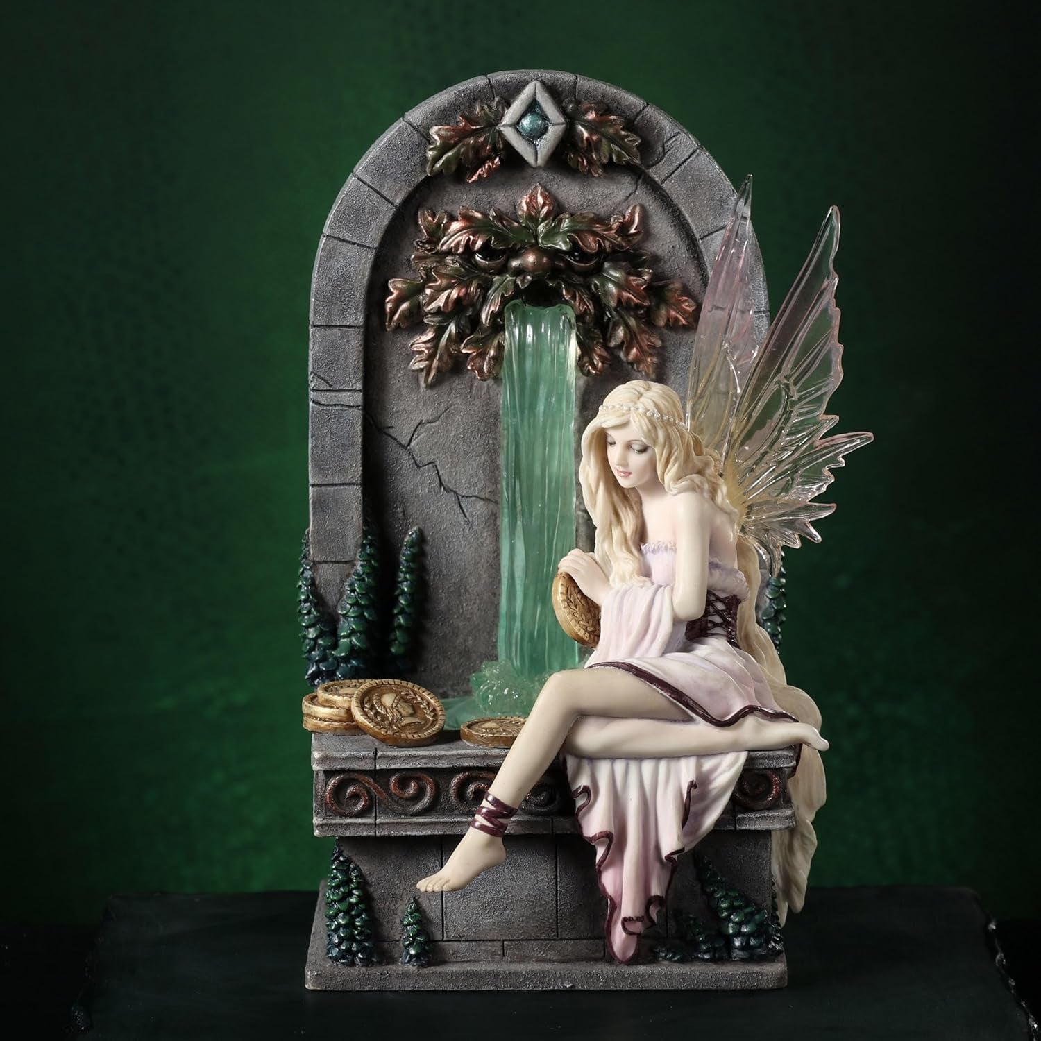 Fairy Wishing Well Selina Fenech LED Fountain Sculpture Home Decoration