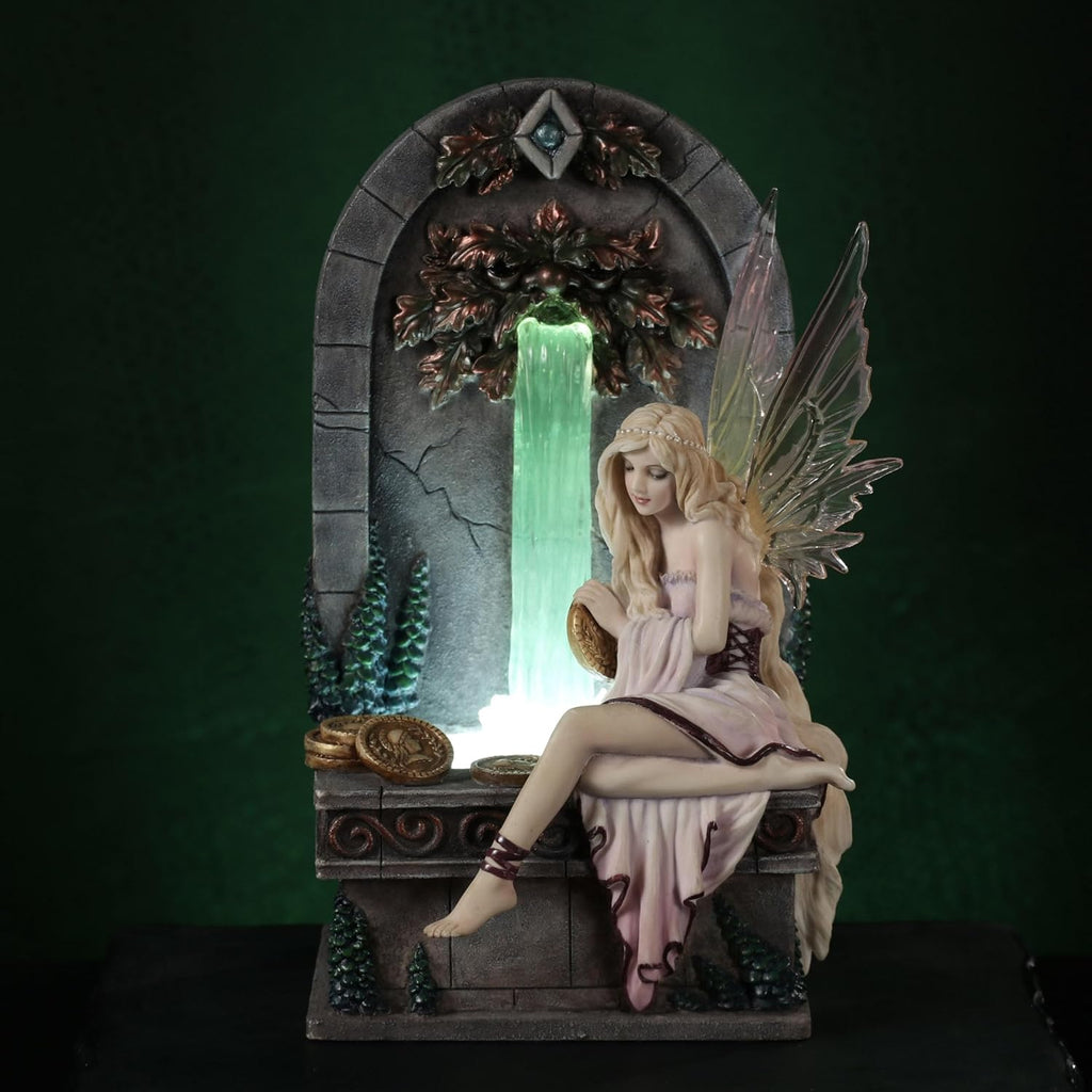 Fairy Wishing Well Selina Fenech LED Fountain Sculpture Home Decoration