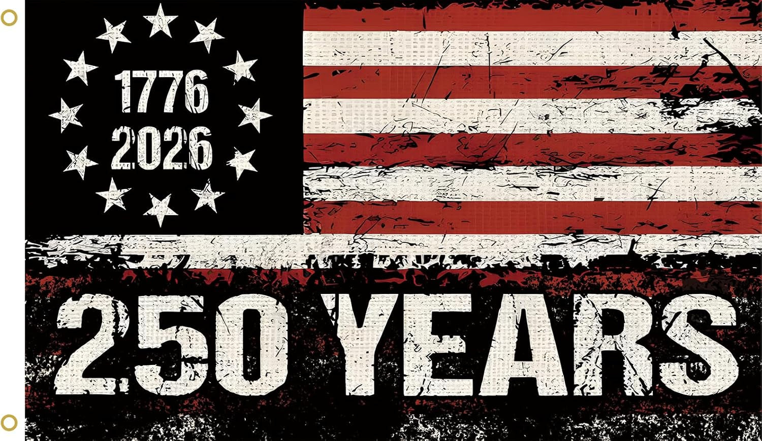 250 Years America Flag, 3X5 Ft, USA 250Th Anniversary Patriotic Design,1776-20