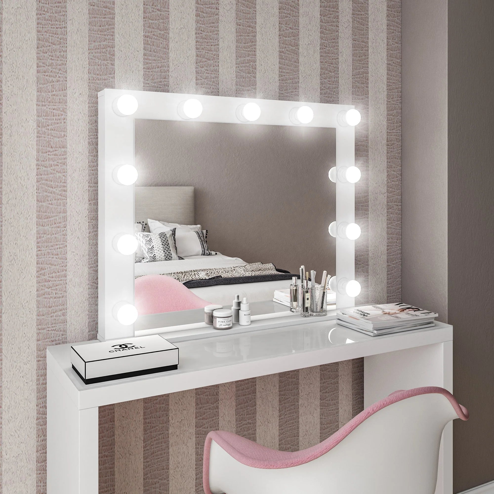 Boahaus Sivas Lighted Mirror | Premium Design for Makeup & Beauty
