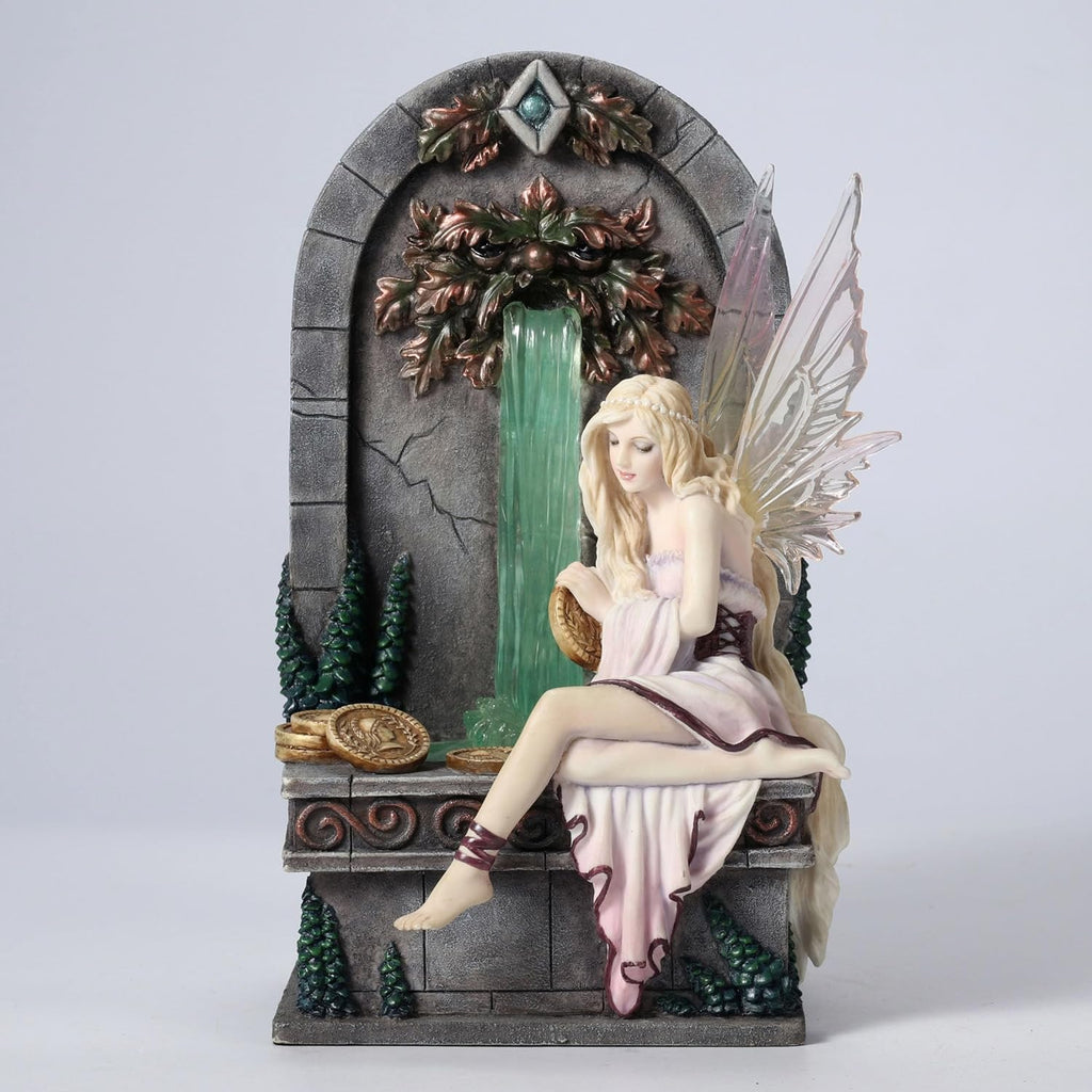 Fairy Wishing Well Selina Fenech LED Fountain Sculpture Home Decoration