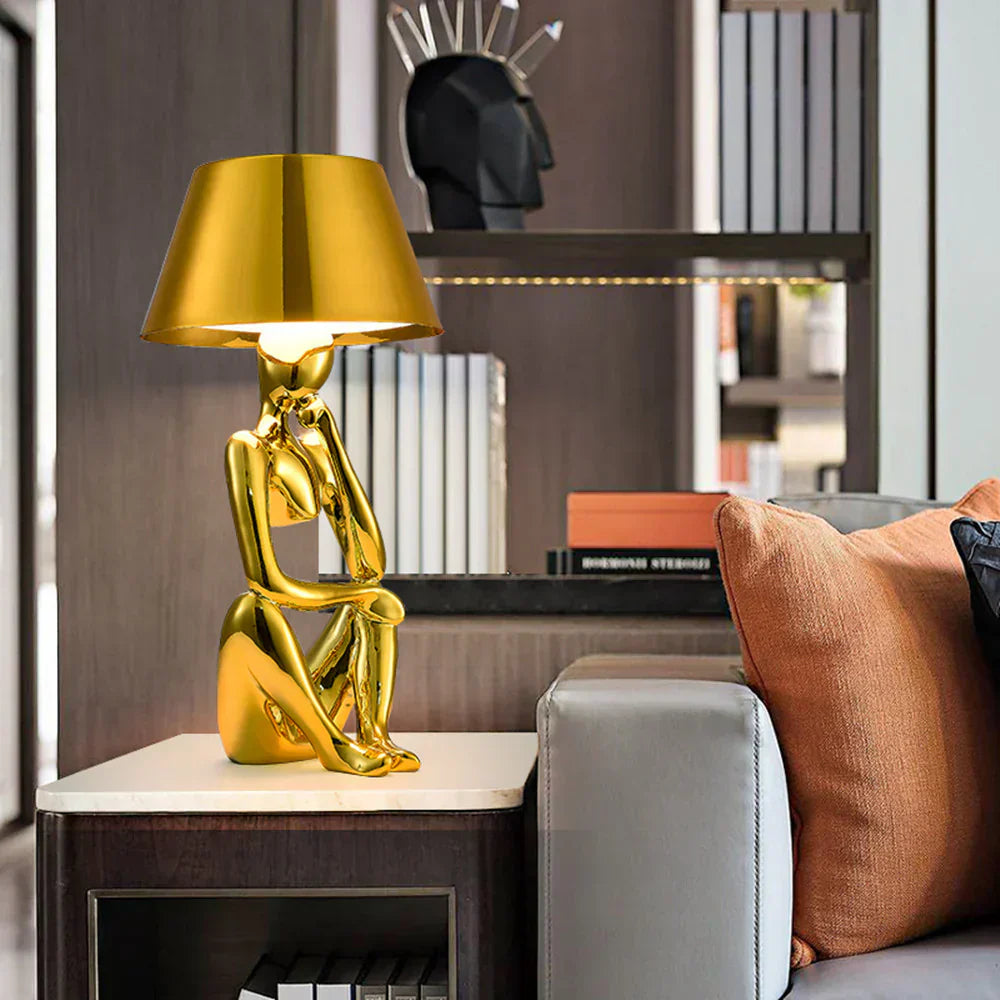 Modern Designer Table Lamp for Living Room & Bedroom – Elegant Ambient Lighting for Contemporary Home Decor
